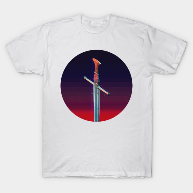 Glitchy Sword T-Shirt by palexpereira